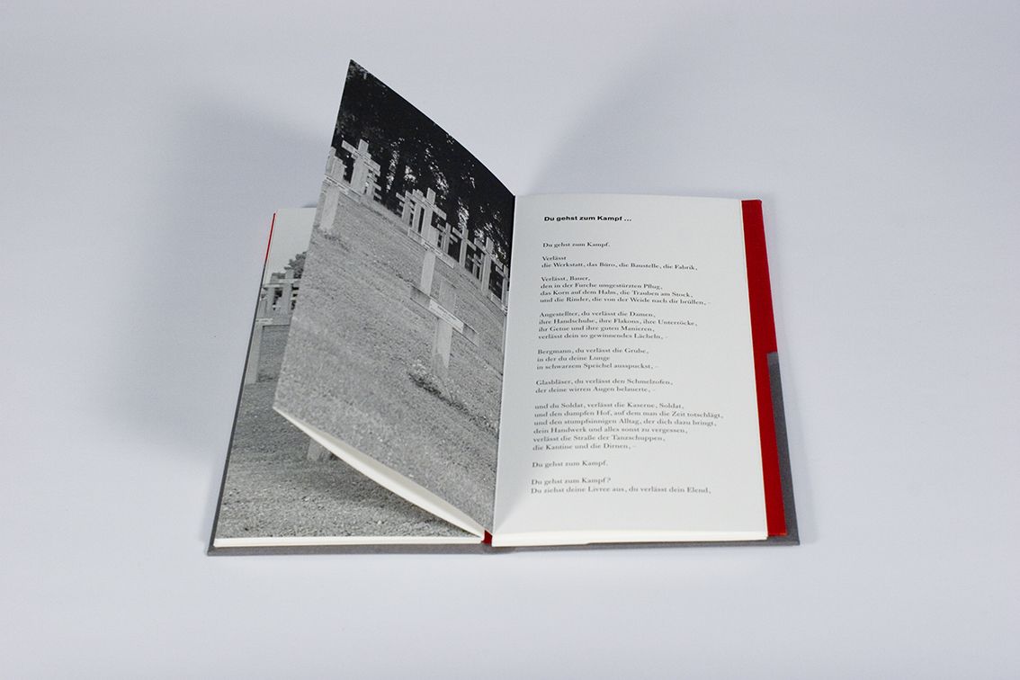  "Tu vas te battre - Du gehst zum Kampf", Veröffentlichungen, Lyrik