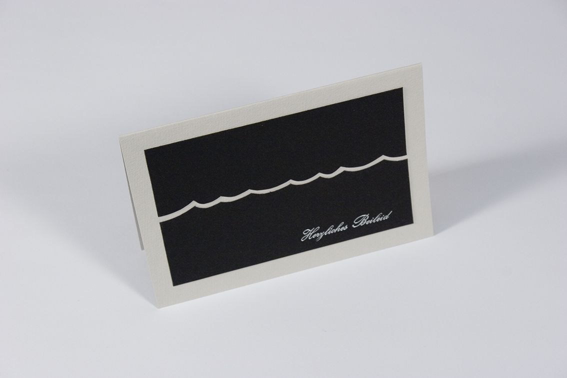  Trauerkarte "Meer", Karten