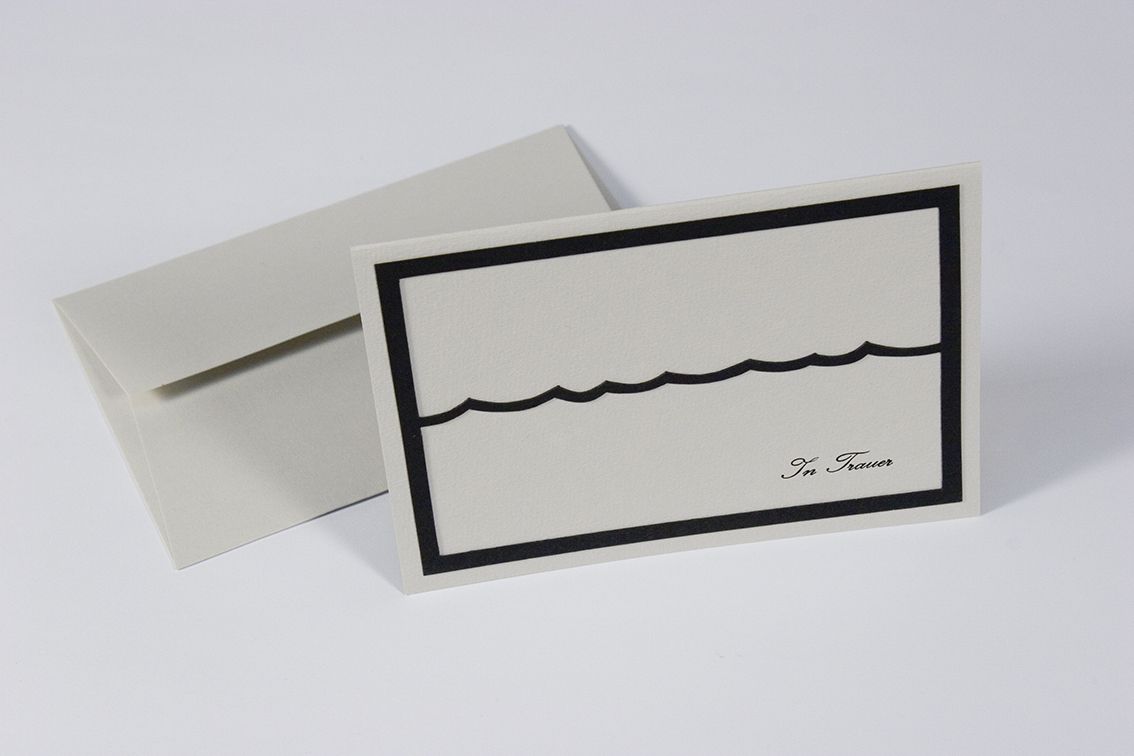  Trauerkarte "Meer", Karten